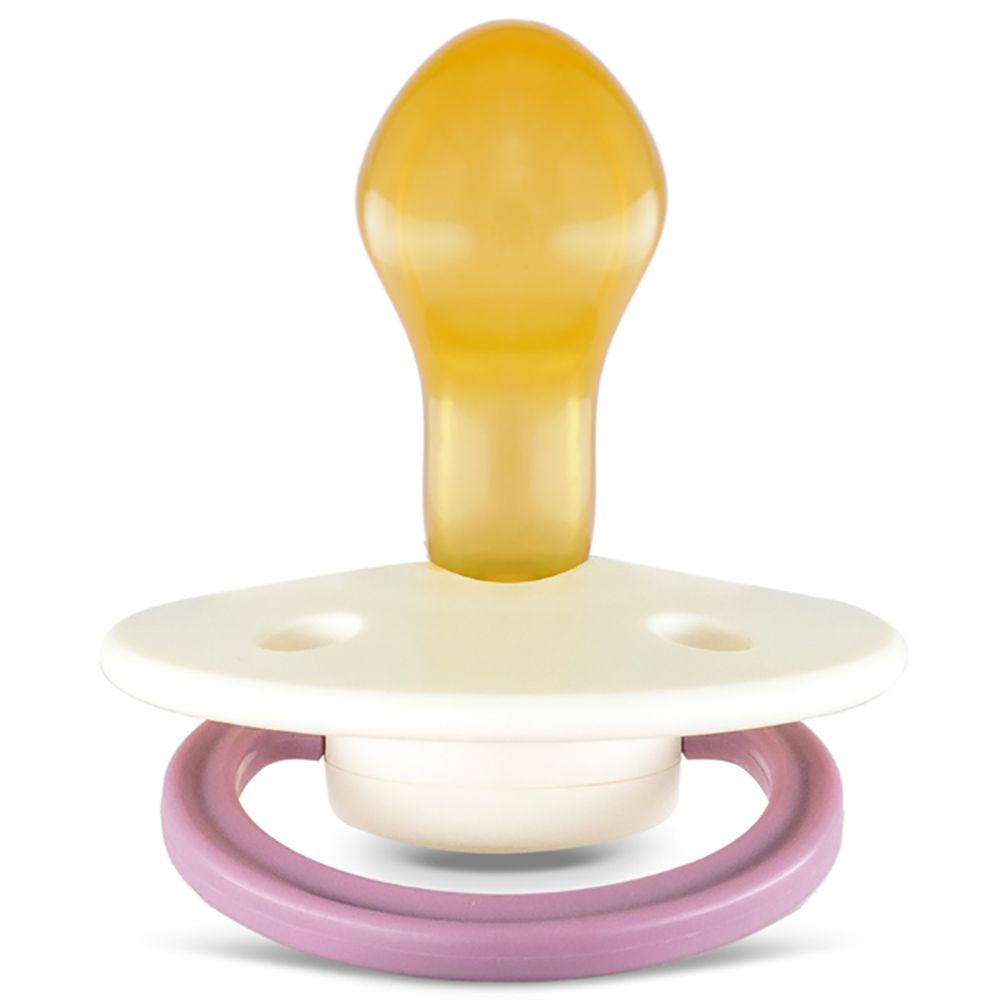 Rebael - Fashion Round Pacifier S2 6M+ - Frosty Pearly Rhino