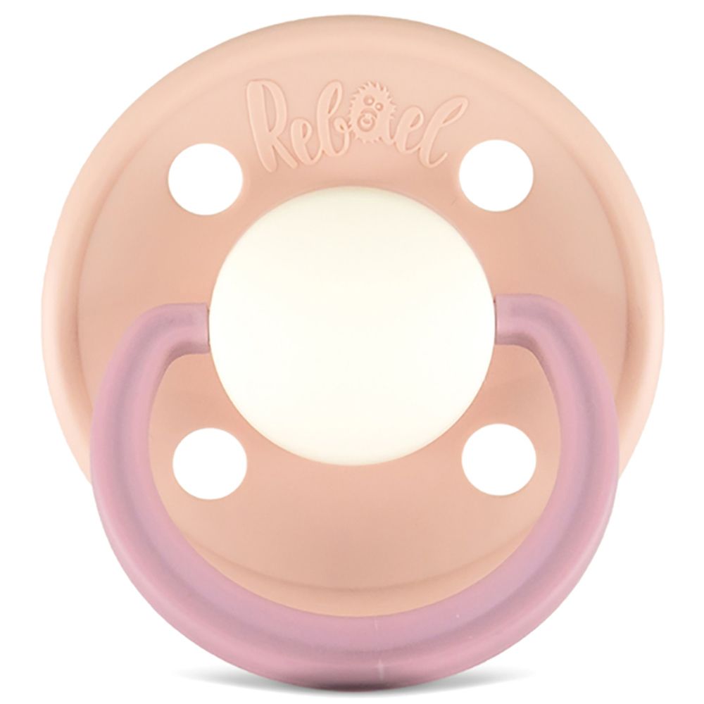 Rebael - Fashion Round Pacifier S1 0-6M - Tornado Pearly Rhino