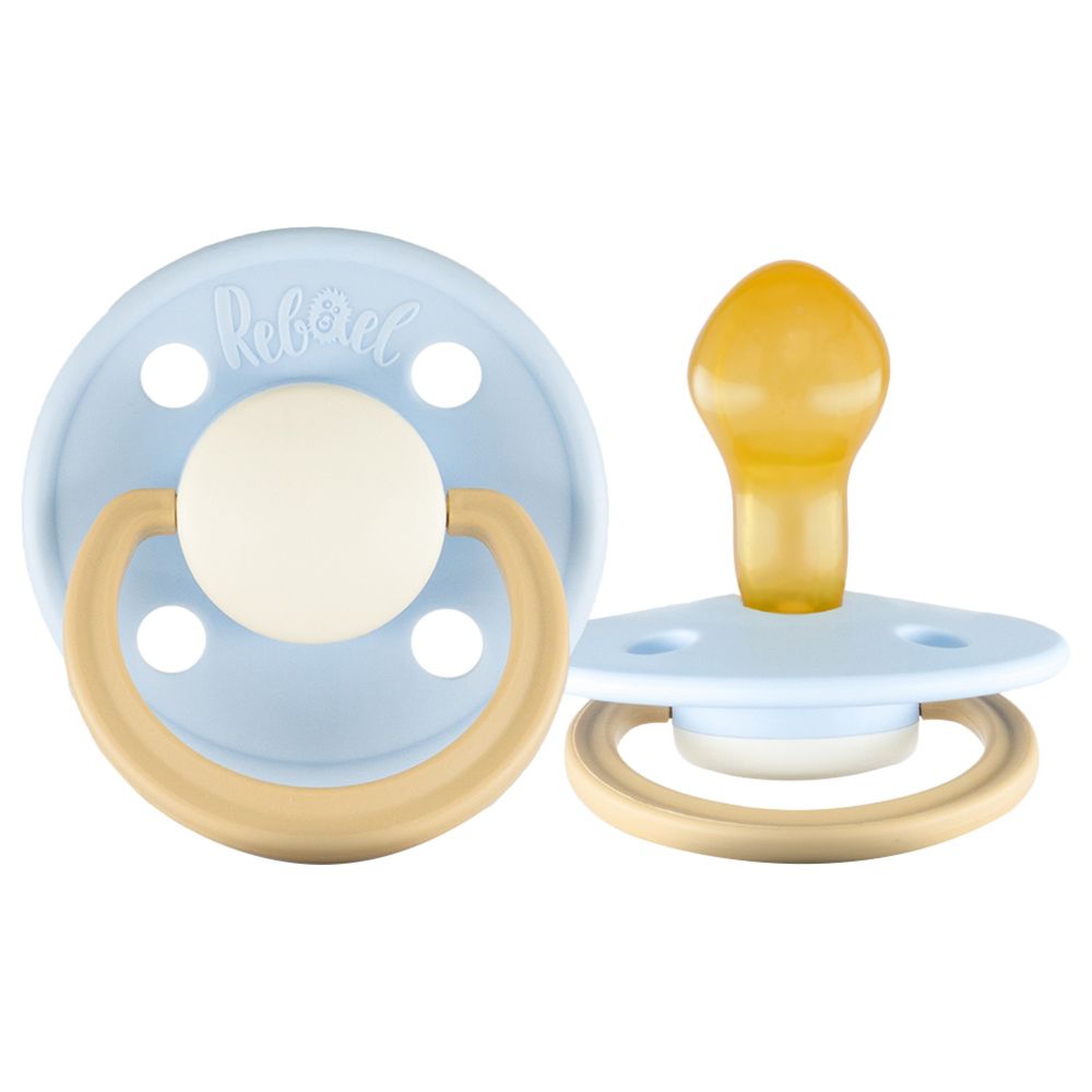 Rebael - Fashion Round Pacifier S2 6M+ - Cold Pearly Lion