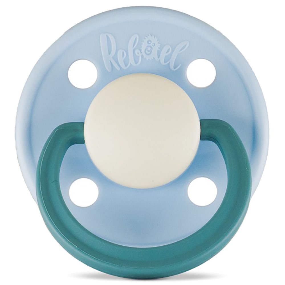 Rebael - Fashion Round Pacifier S1 0-6M - Cold Pearly Snake