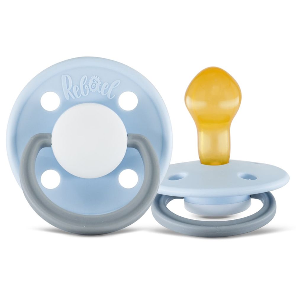 Rebael - Fashion Round Pacifier S2 6M+ - Pack of 2 - Elephant/Pony