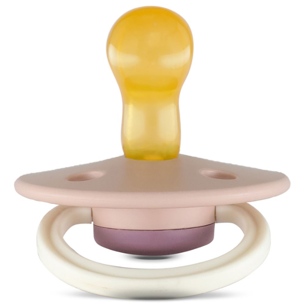 Rebael - Fashion Round Pacifier S1 0-6M - Tornado Plum Mouse