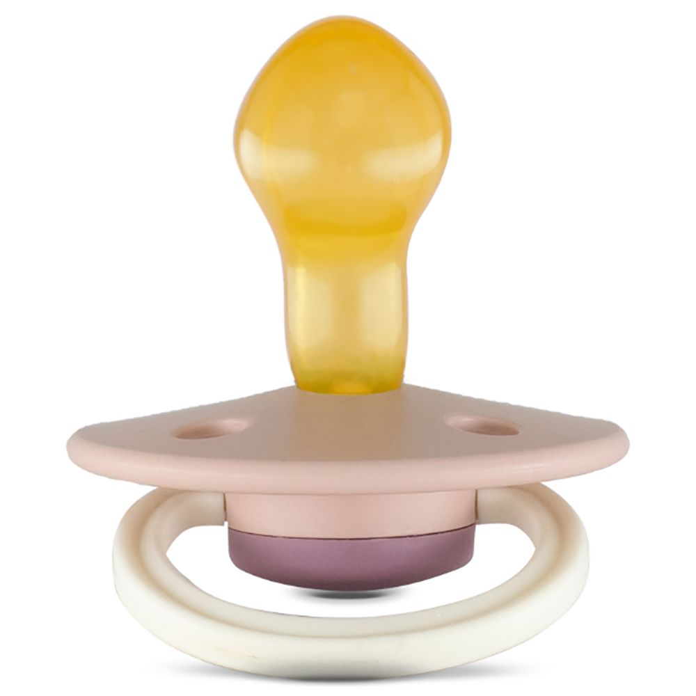 Rebael - Fashion Round Pacifier S2 6M+ - Tornado Plum Mouse