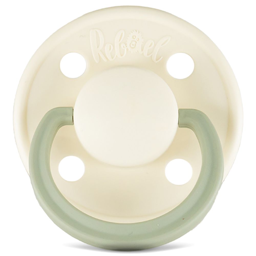 Rebael - Fashion Round Pacifier S2 6M+ - Frosty Pearly Dolphin