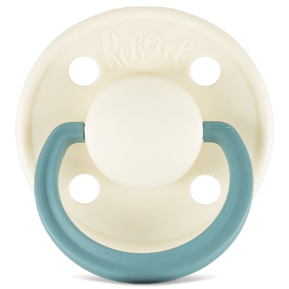 Rebael - Fashion Round Pacifier S2 6M+ - Frosty Pearly Snake