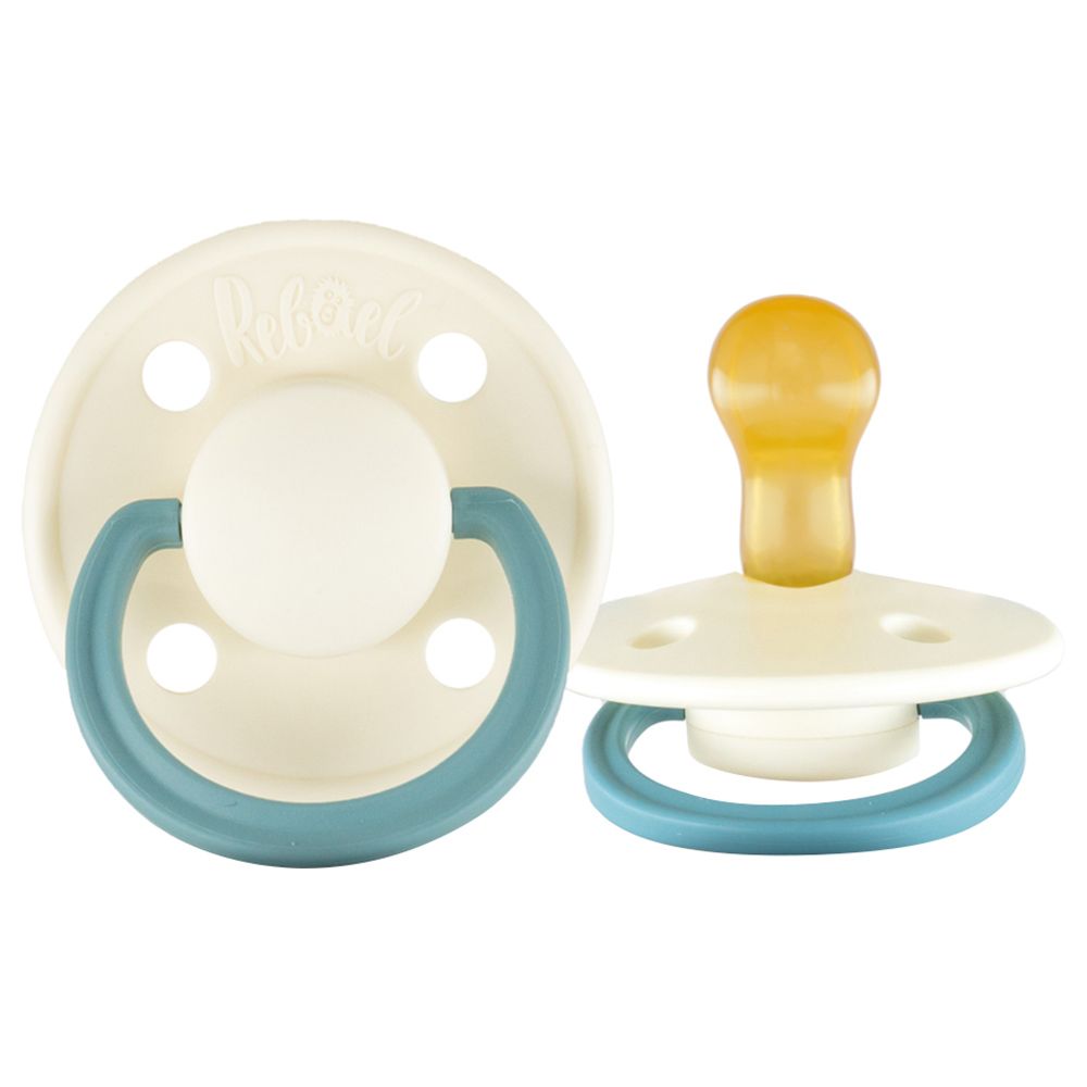 Rebael - Fashion Round Pacifier S1 0-6M - Frosty Pearly Snake