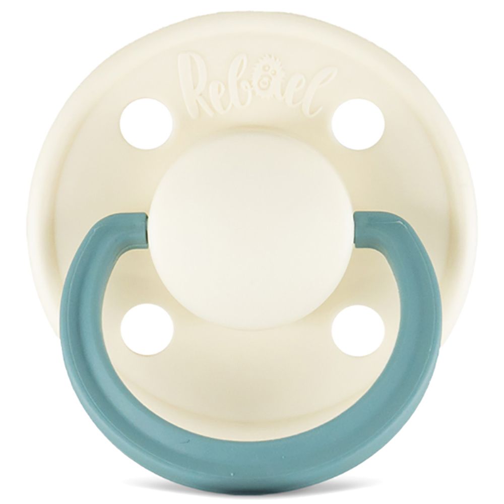 Rebael - Fashion Round Pacifier S1 0-6M - Frosty Pearly Snake