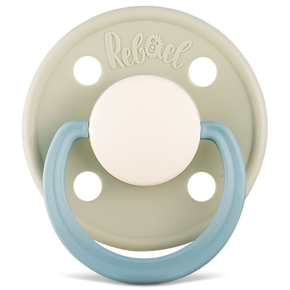 Rebael - Fashion Round Pacifier S1 0-6M - Cloudy Pearly Snake