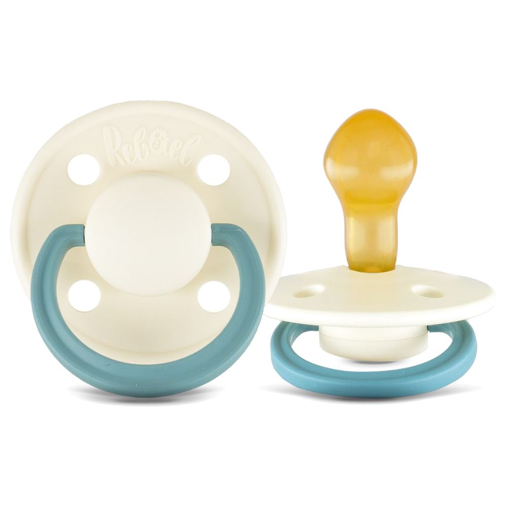 Rebael - Fashion Round Pacifier S2 6M+ - Pack of 2 - Mouse/Snake