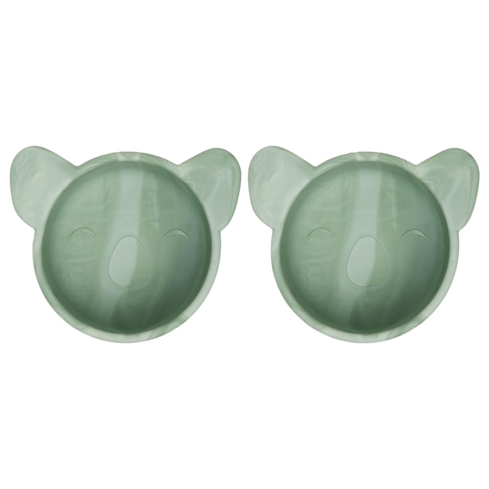 Nuuroo - Rosa Silicone Snack Box Small Pack of 2 - Light Green