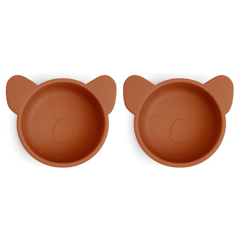 Nuuroo - Rosa Silicone Snack Box Koala - Caramel Cafe - 2pcs