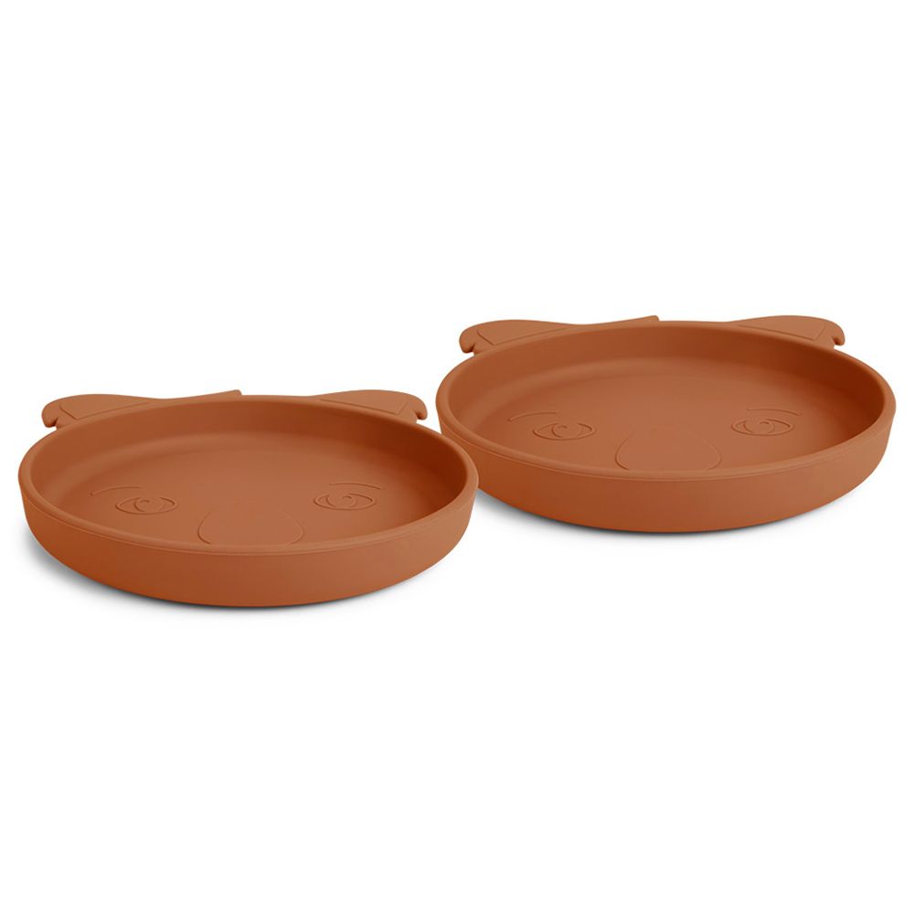 Nuuroo - Akila Silicone Plate Koala - Caramel Cafe - 2pcs