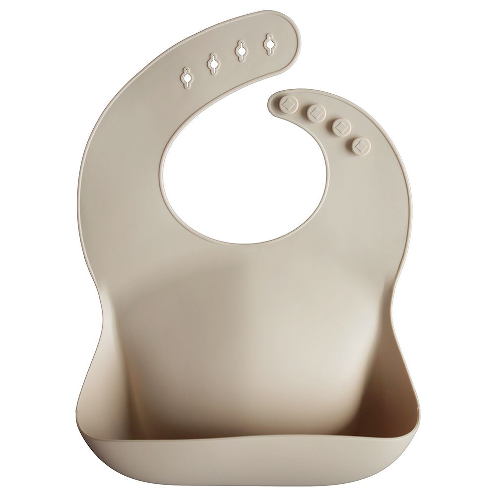 Mushie - Silicone Bib - Shifting Sand