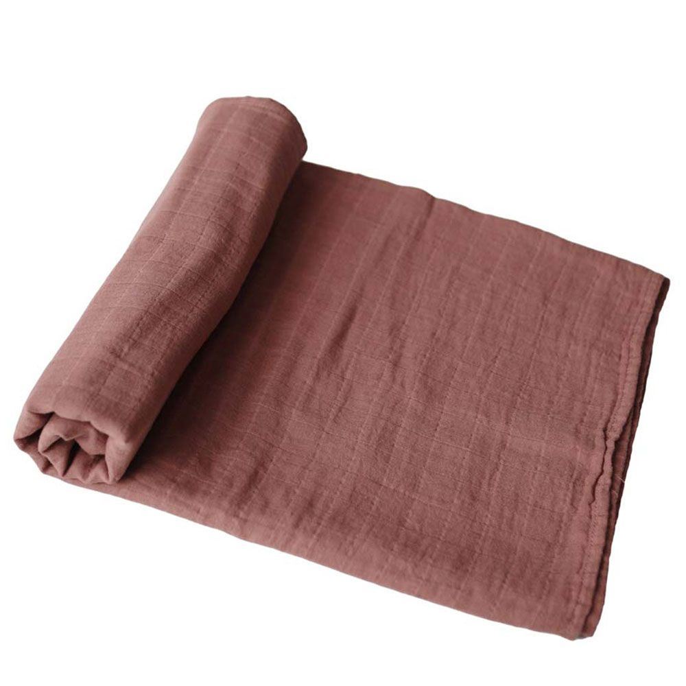 Mushie - Swaddle - Cognac