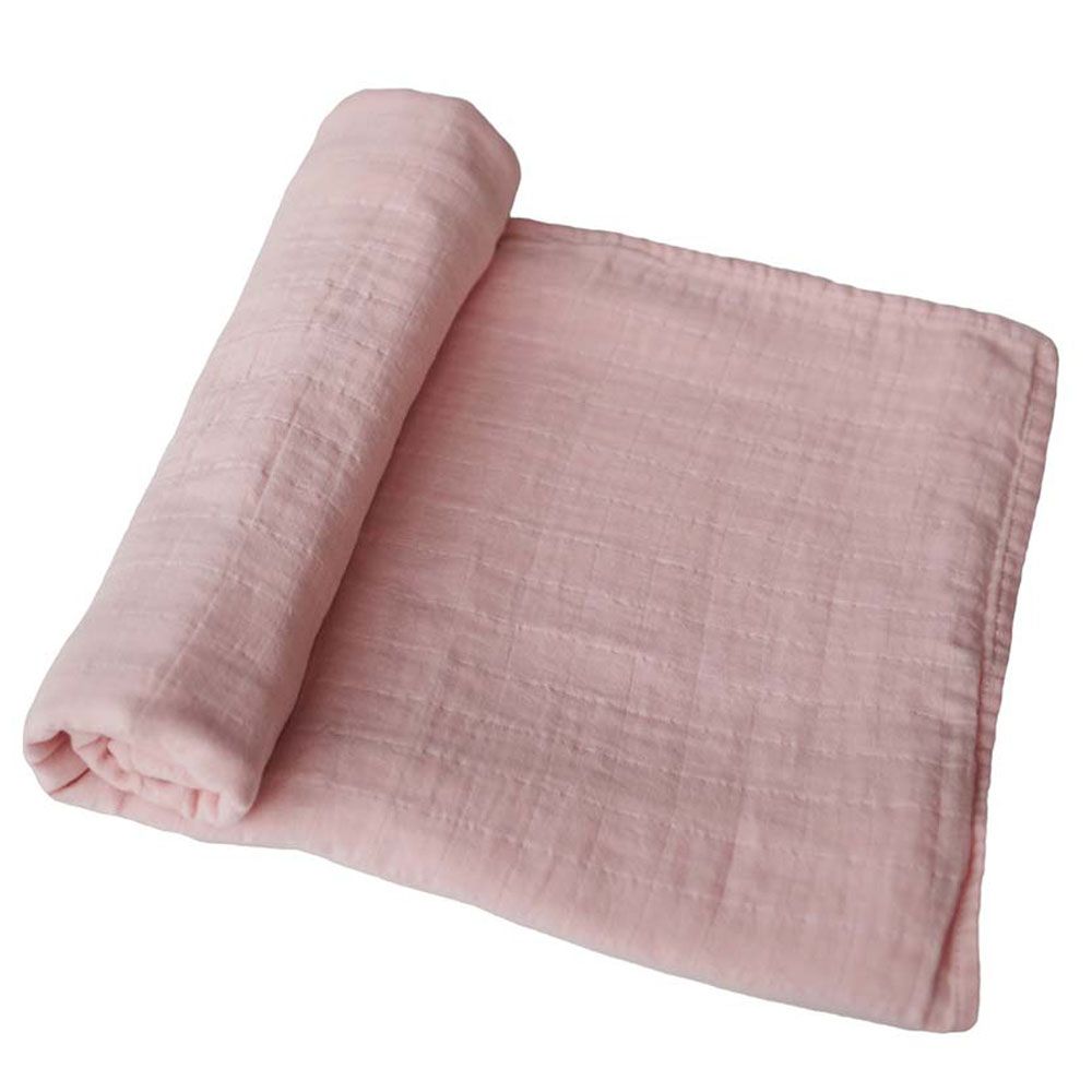 Mushie - Swaddle - Rose Vanilla