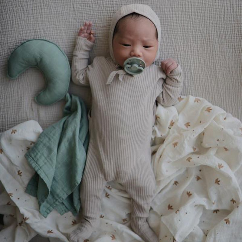 Mushie - Swaddle - Sparrow