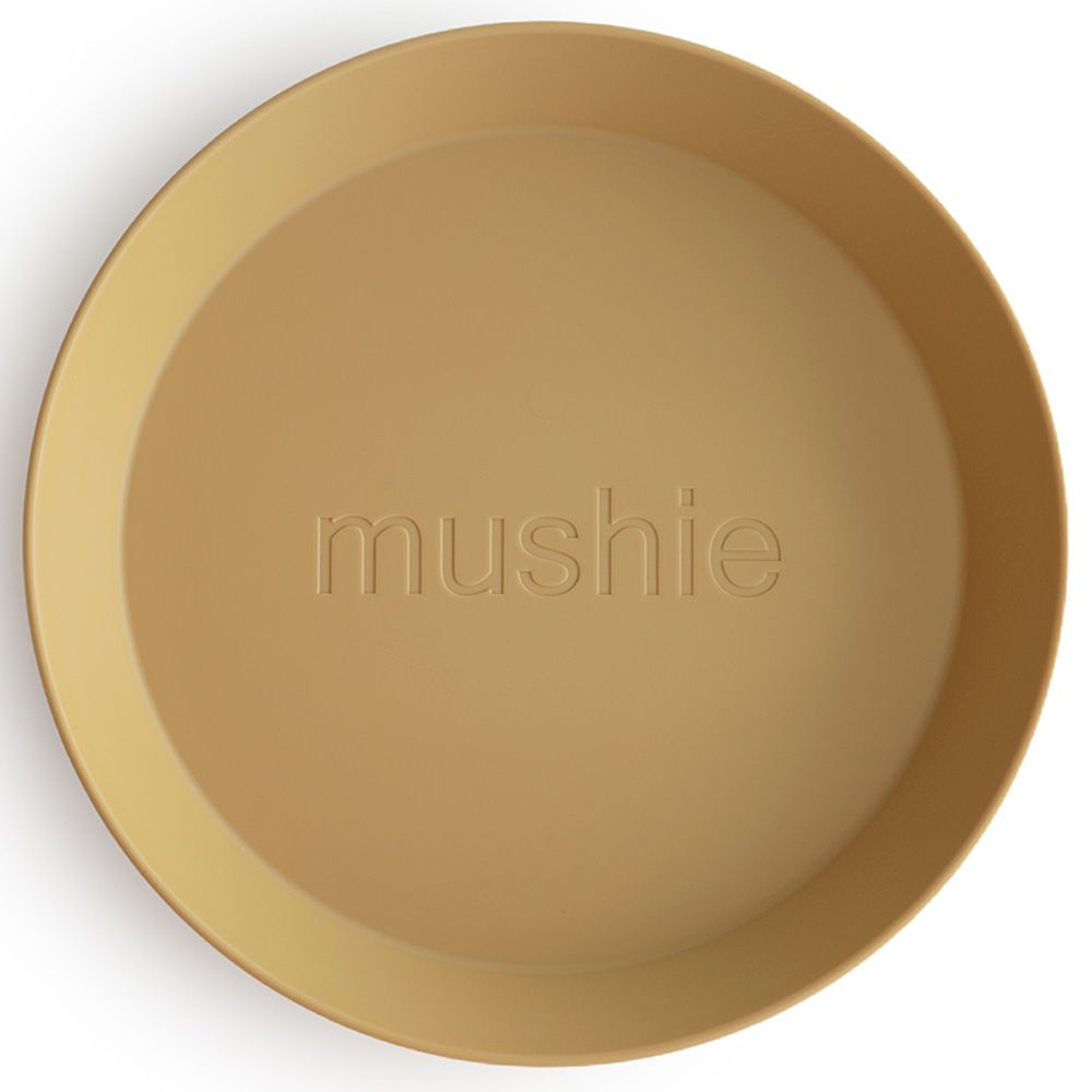 Mushie - Dinner Plate Round - Mustard