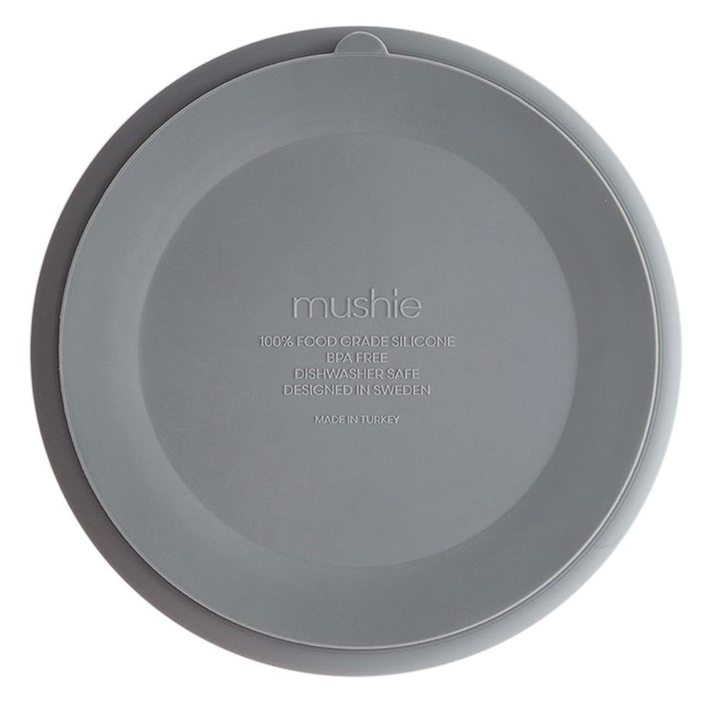 Mushie - Silicone Plate - Stone