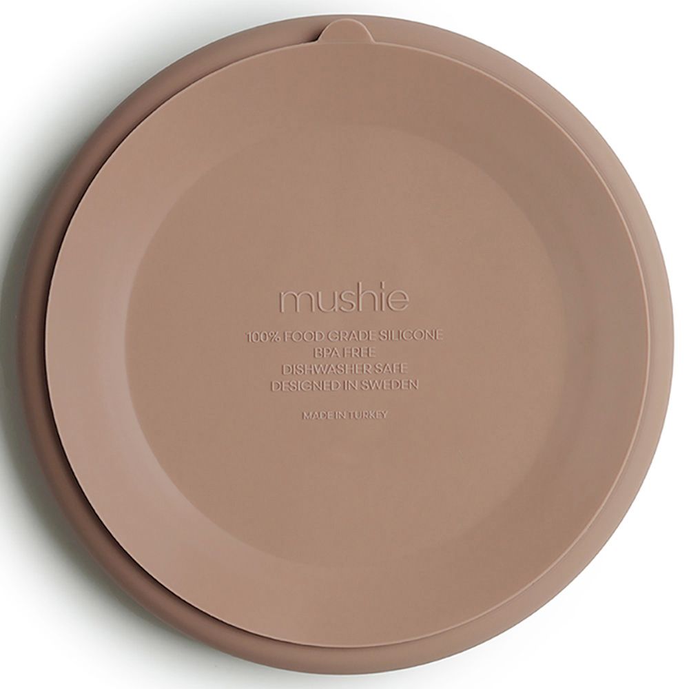 Mushie - Silicone Plate - Natural