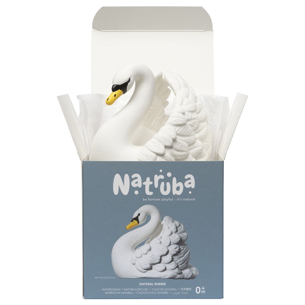 Natruba - Bath Swan - Large - White