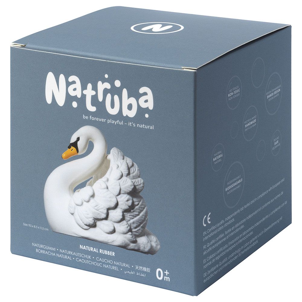 Natruba - Bath Swan - Large - White