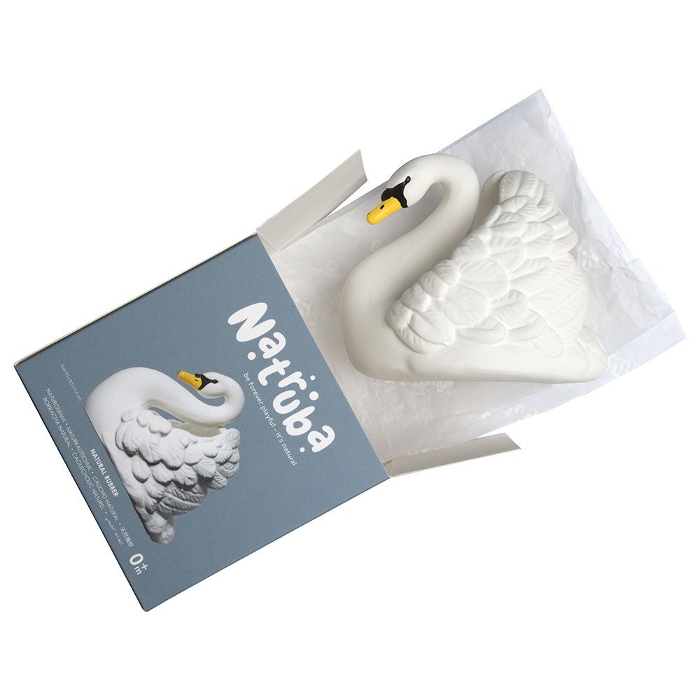 Natruba - Bath Swan - Large - White