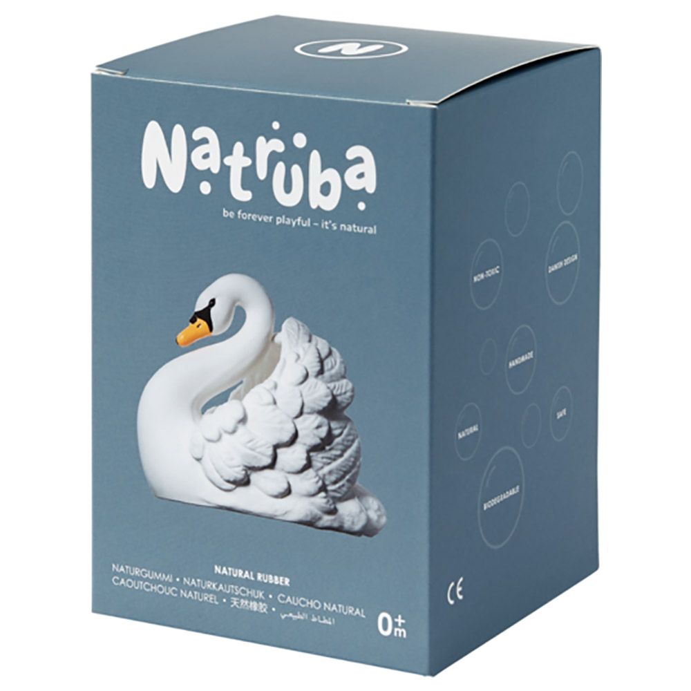 Natruba - Bath Swan - Small - White