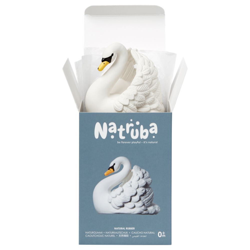 Natruba - Bath Swan - Small - White