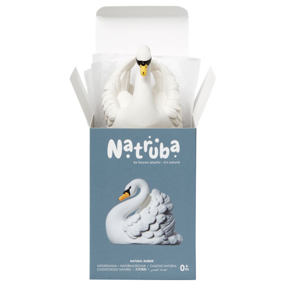 Natruba - Bath Swan - Small - White