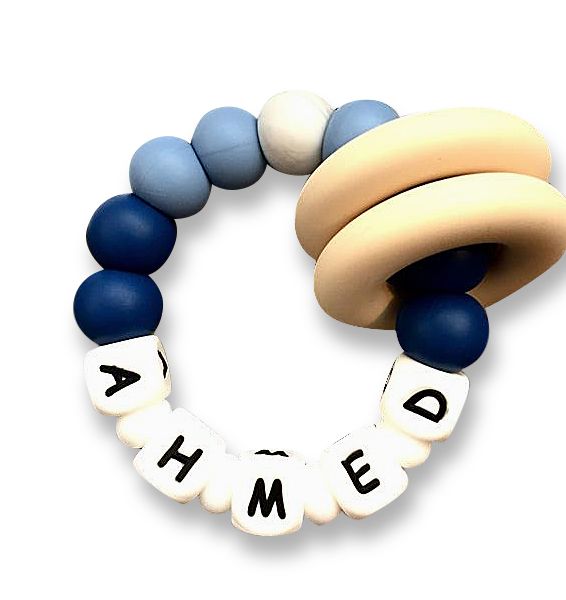 Desert Chomps - Personalized Teether Vera - Midnight Blue