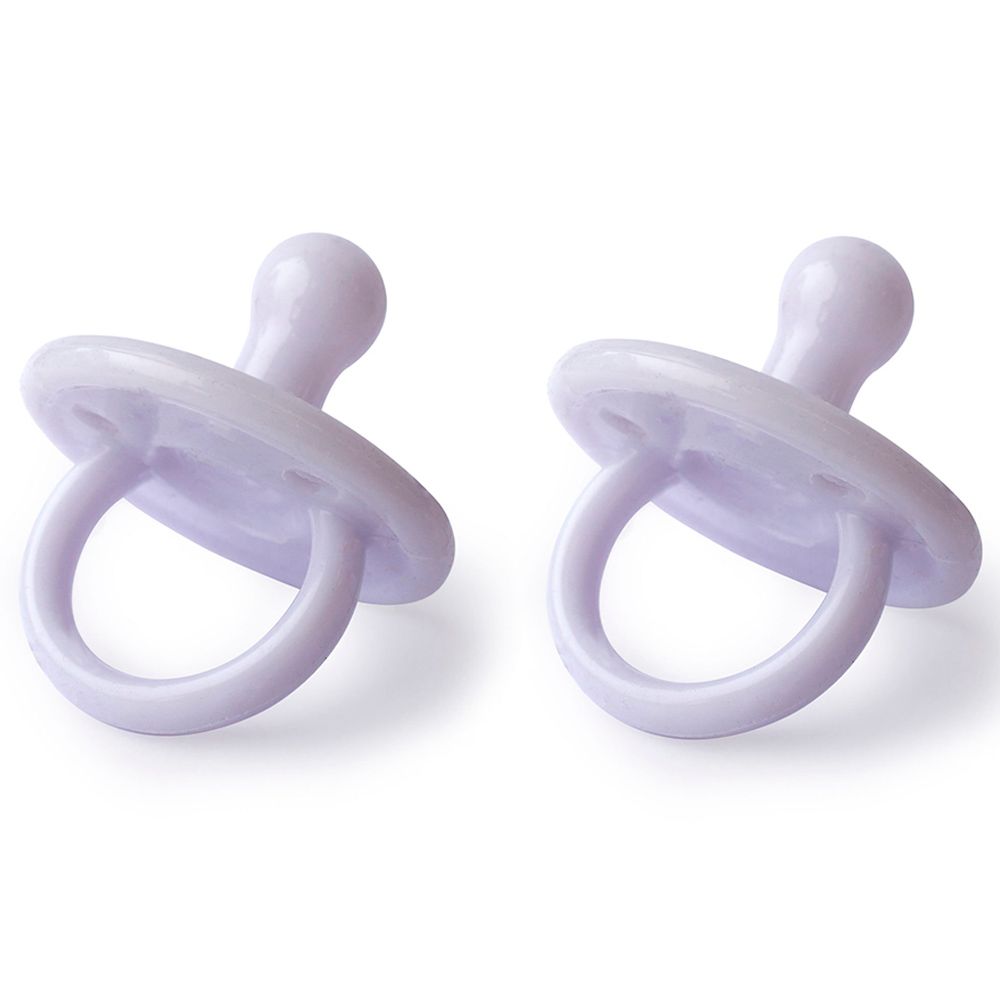 Filibabba - Silicone Pacifier - Pack of 2 - Fresh Violet