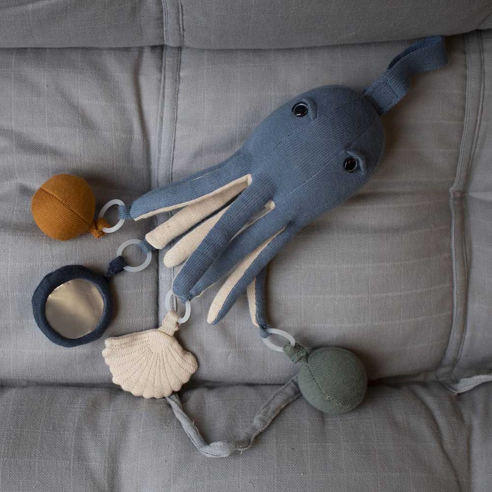 Filibabba - Touch & Play Otto The Octopus - Muddly Blue