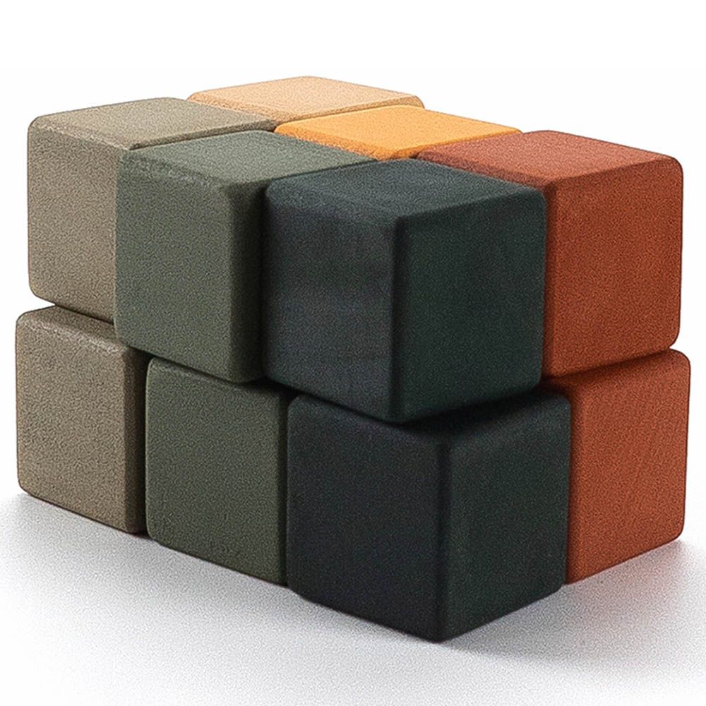 Sabo Concept - Wooden Blocks Mini Set 12pcs - Jungle