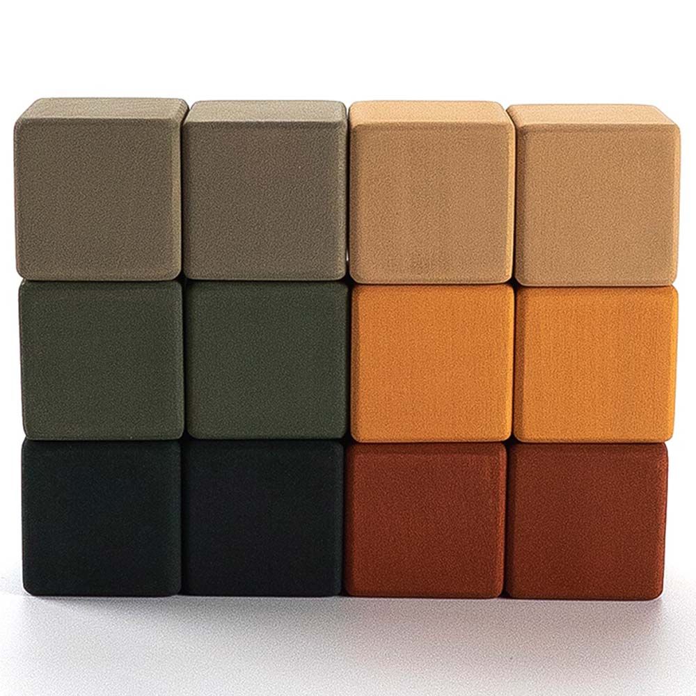 Sabo Concept - Wooden Blocks Mini Set 12pcs - Jungle