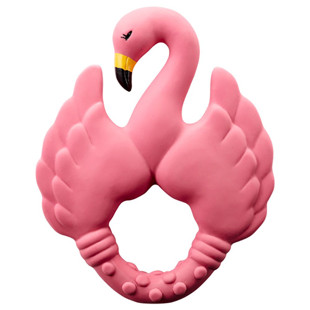 Natruba - Teether Flamingo - Pink