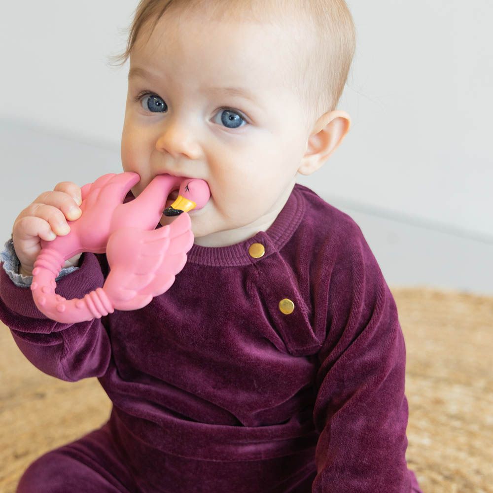 Natruba - Teether Flamingo - Pink