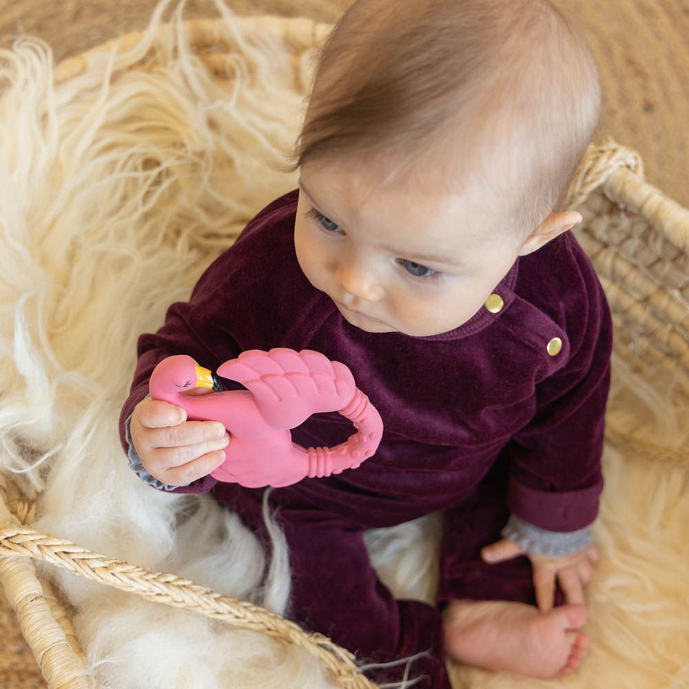 Natruba - Teether Flamingo - Pink