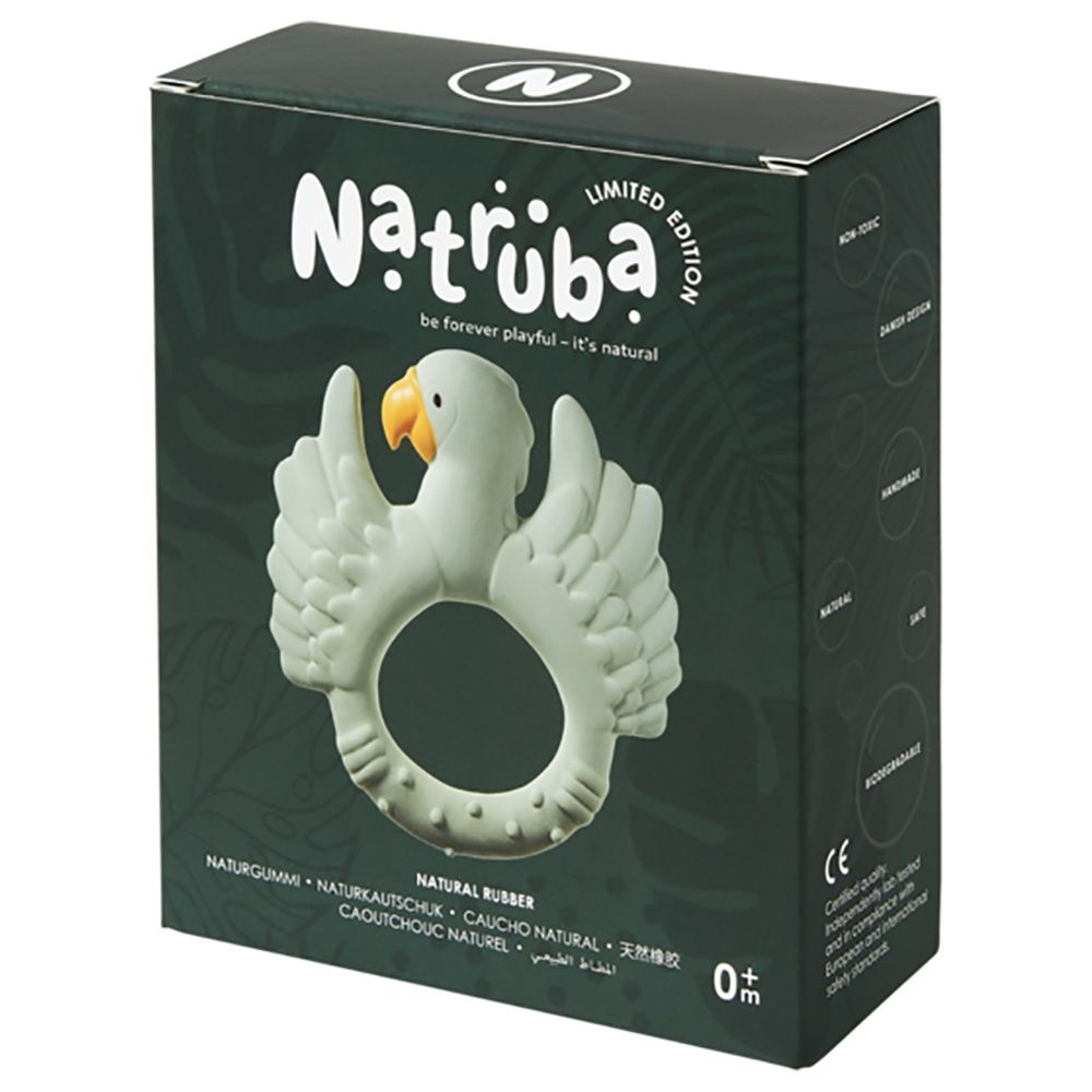 Natruba - Teether Parrot - Light Green