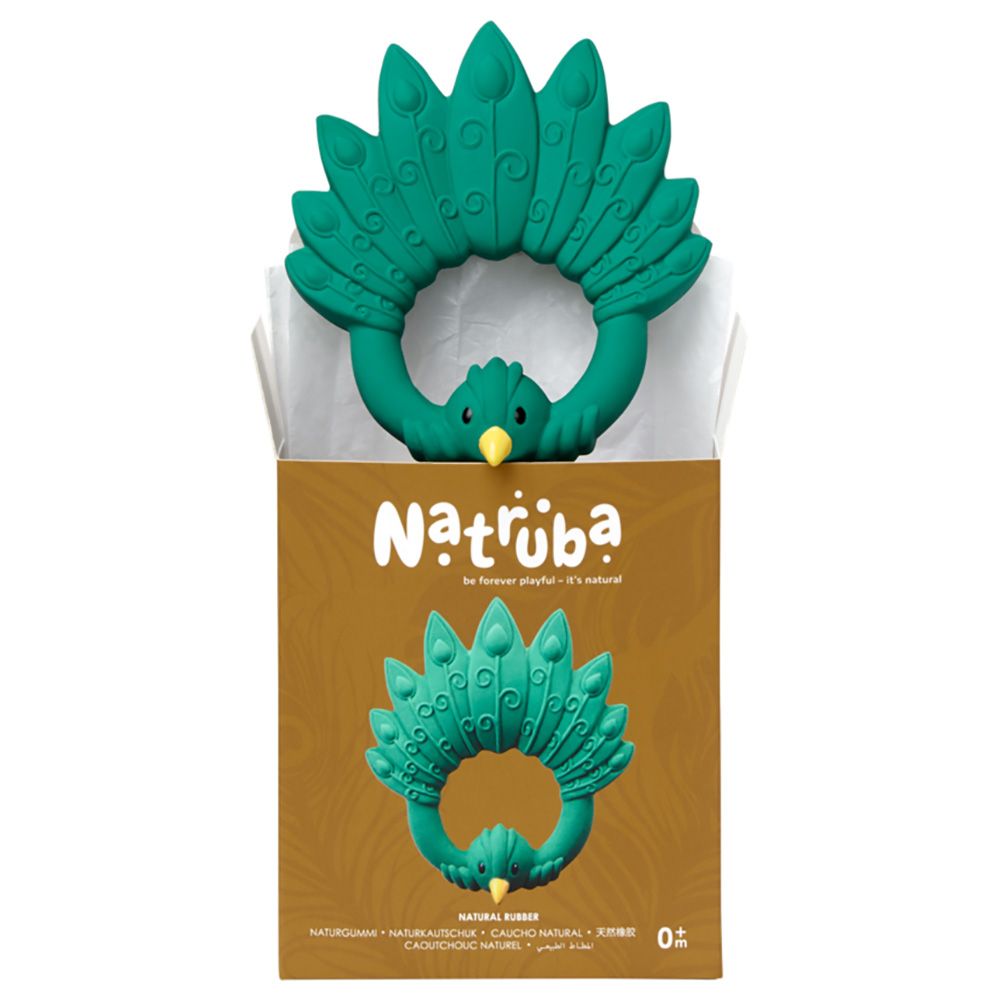 Natruba - Teether Peacock - Green