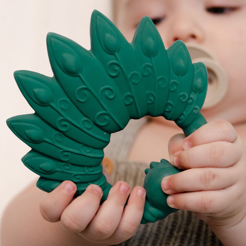 Natruba - Teether Peacock - Green