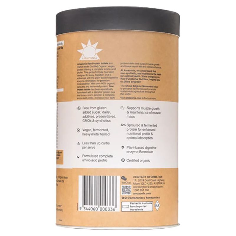 Amazonia - Isolate Raw Protein - Natural - 500g