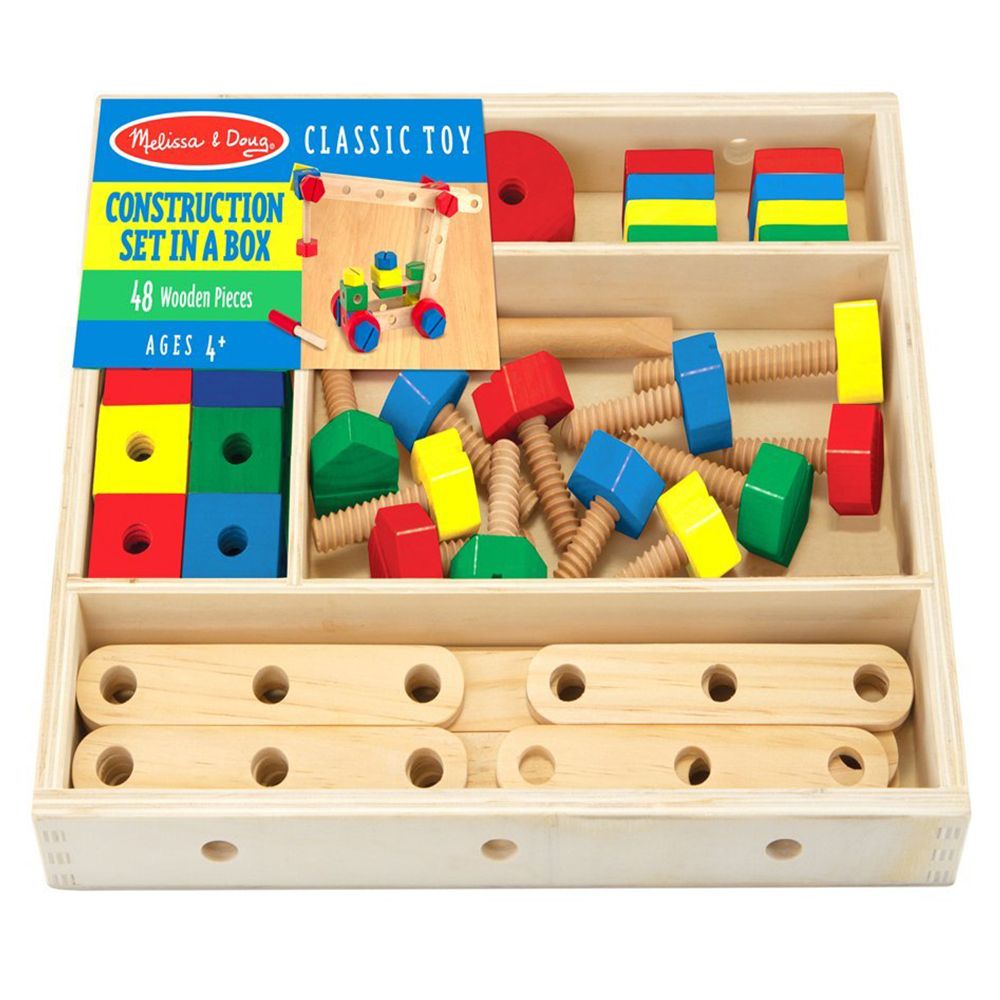 Melissa & Doug - Construction Building Set In A Box