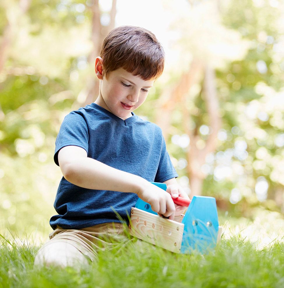 Melissa & Doug Take-Along Tool Kit Wooden Toy