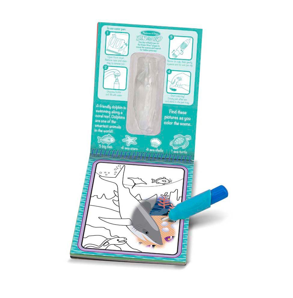 Melissa & Doug Water Wow! Under The Sea Water Reveal Pad