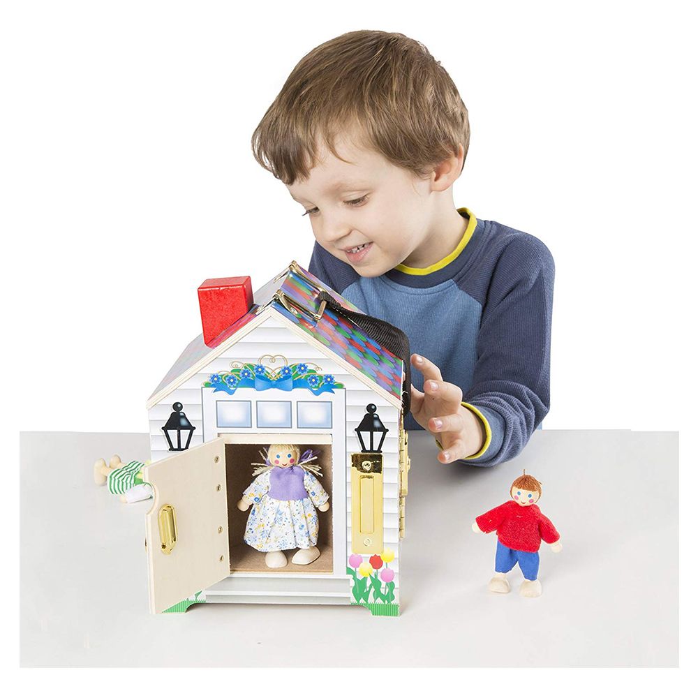 Melissa & Doug - Wooden Doorbell House