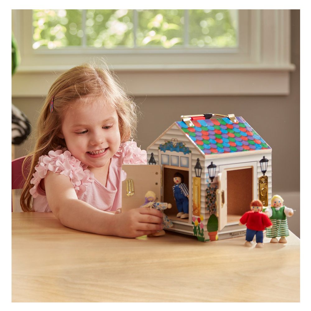 Melissa & Doug - Wooden Doorbell House