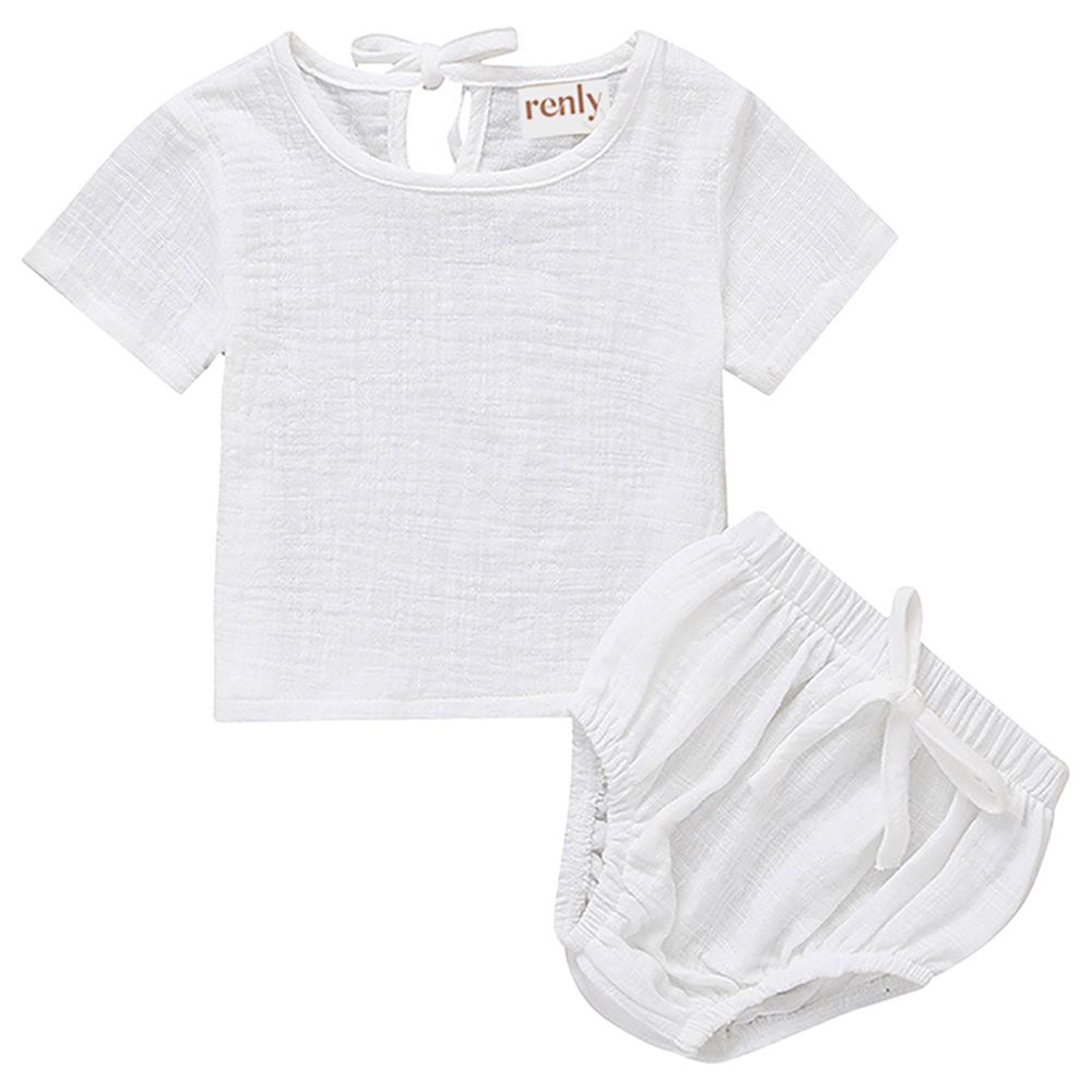 Renly - Sky Bear Set - White