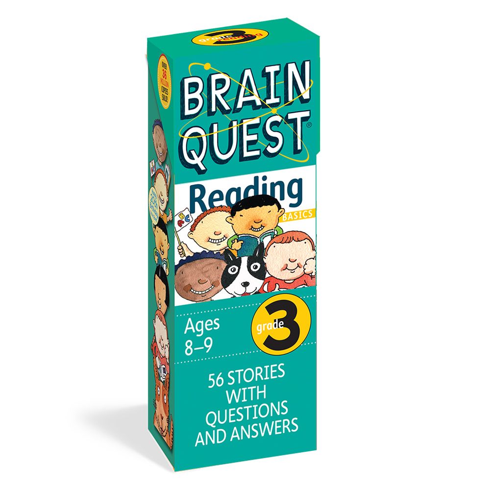 كتاب البطاقات " Reading Grade 3" من ماركة برين كويست