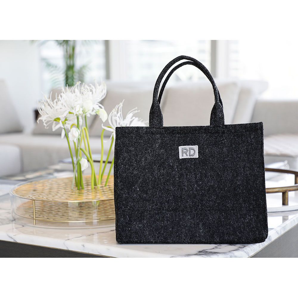 Regal Fabrics - Personalized Sustainable Tote Bag - Grey