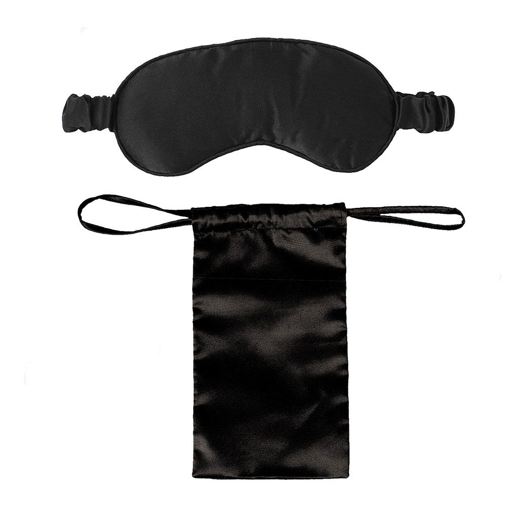 Regal Fabrics - Silk Eye Mask - Black